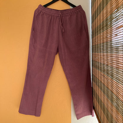 Organic Purple Sand Unisex Pants – Naturally Dyed