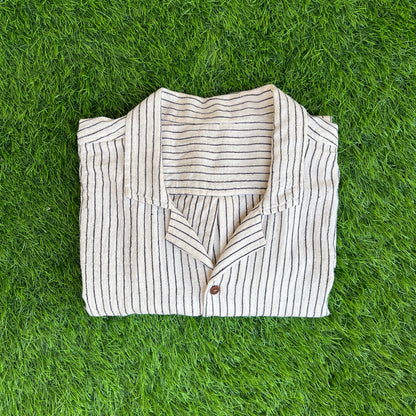 Men’s Kala Cotton Striped Shirt – Relaxed Fit