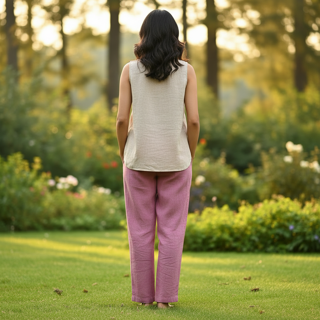 Organic Purple Sand Unisex Pants – Naturally Dyed