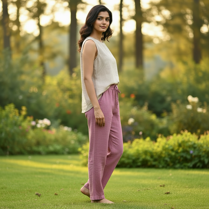 Organic Purple Sand Unisex Pants – Naturally Dyed