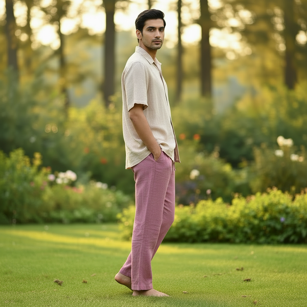 Organic Purple Sand Unisex Pants – Naturally Dyed