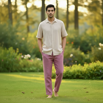 Organic Purple Sand Unisex Pants – Naturally Dyed